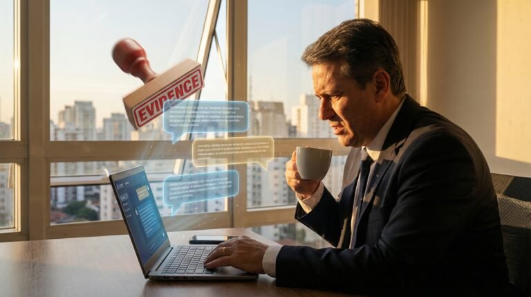 Seu prompt será usado como prova