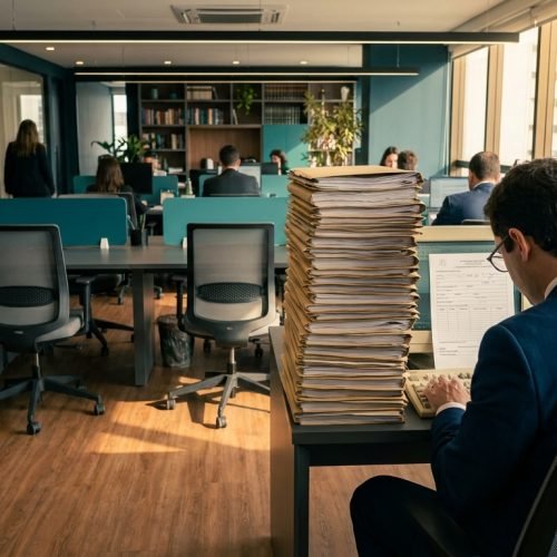 Dimensionamento de equipe: a IA leu o escritório e mandou contratar