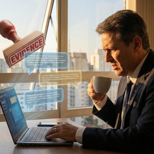 Seu prompt será usado como prova